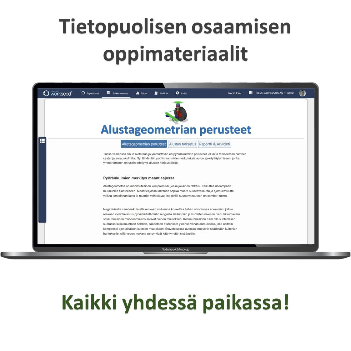 Alustan korjaustyöt - tutkinnon osa