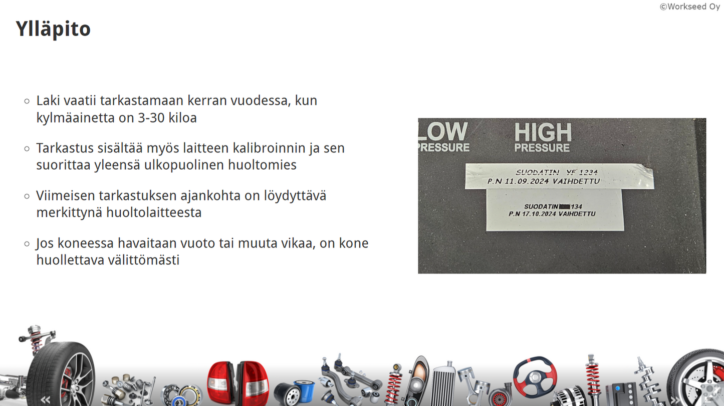 Ajoneuvoilmastointien pätevyyskoulutus