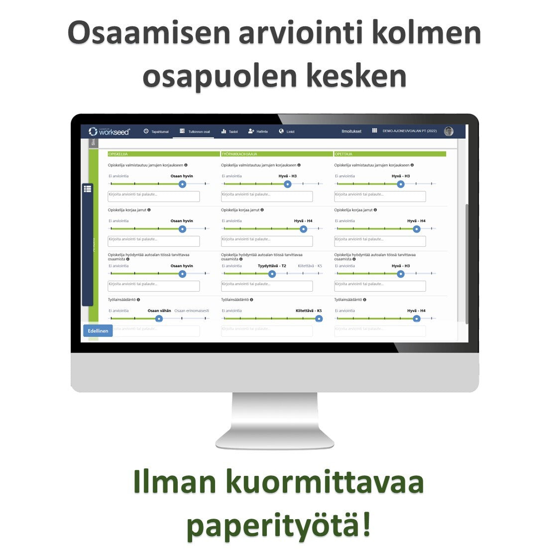 Jarrujen korjaus -tutkinnon osa