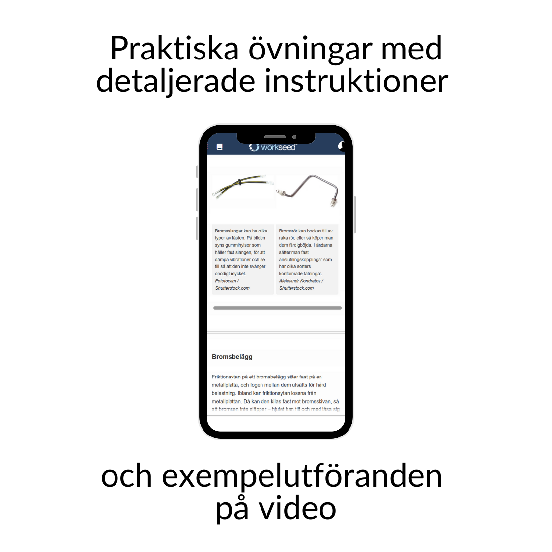 Bromsreparation - examensdel på svenska