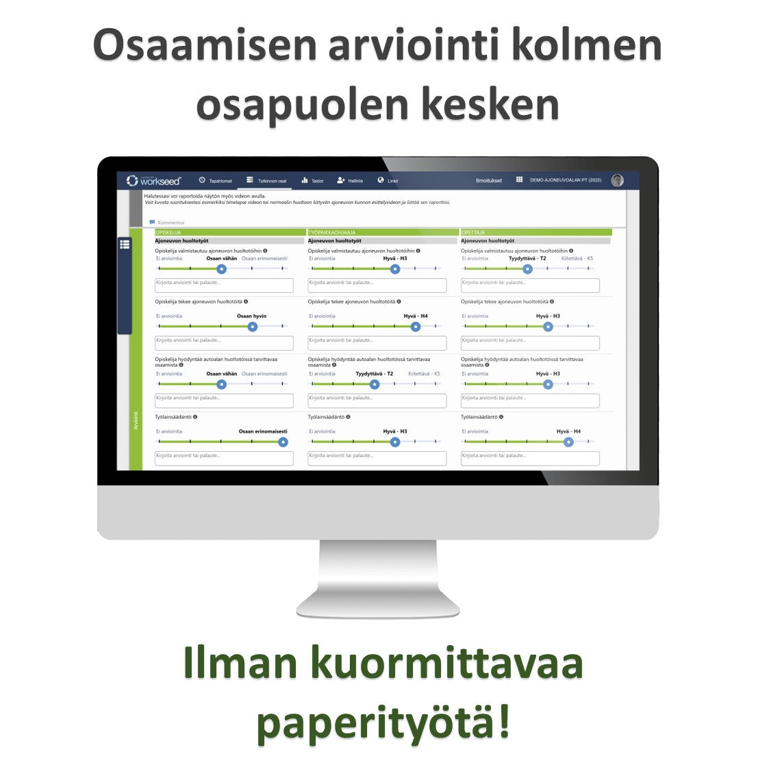 Ajoneuvon huoltotyöt - Tutkinnon osa