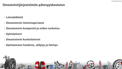 Ajoneuvoilmastointien pätevyyskoulutus
