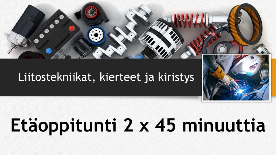 Liitostekniikat, kierteet ja kiristys - Etäoppitunti palveluna