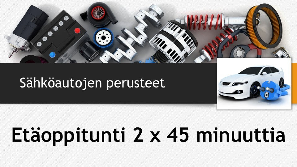 Sähköautojen perusteet - Etäoppitunti palveluna