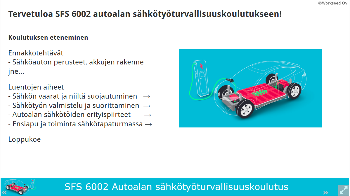 SFS 6002 sähköturvallisuuskoulutus