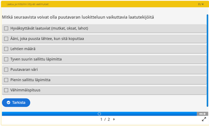 Koneellinen puunkorjuu - verkkokurssi ja opettajan materiaali